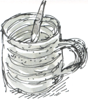 Coffee mug at Rheged