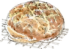 Home-baked loaf