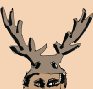 antler head-dress