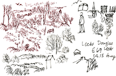 Leeds to Skipton sketches