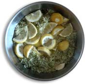 elderflowers and lemons