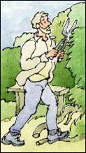 Richard as a Tintin character
