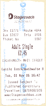 bus ticket