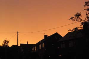 storm, evening