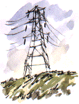 pylon, Storrs Hill